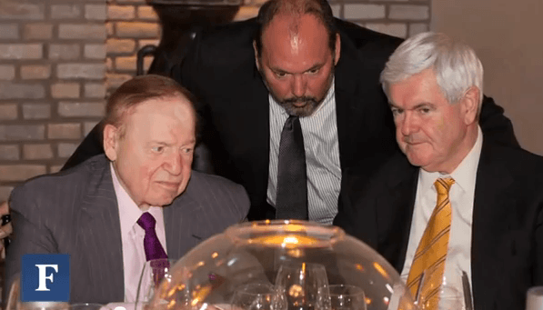 Sheldon Adelson Newt Gingrich Sheldon Adelson Newt Gingrich