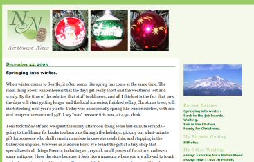 Northwest Notes home page