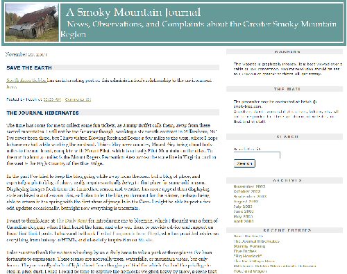 Smoky Mountain Journal screenshot