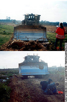 Rachel Corrie murdered by IDF bulldozer