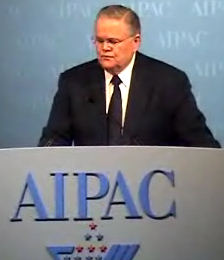 john hagee addressing aipac conference
