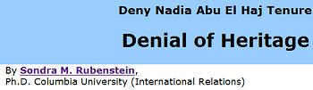 anti abu el haj website screenshot
