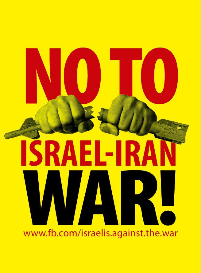 israelis say no to iran war