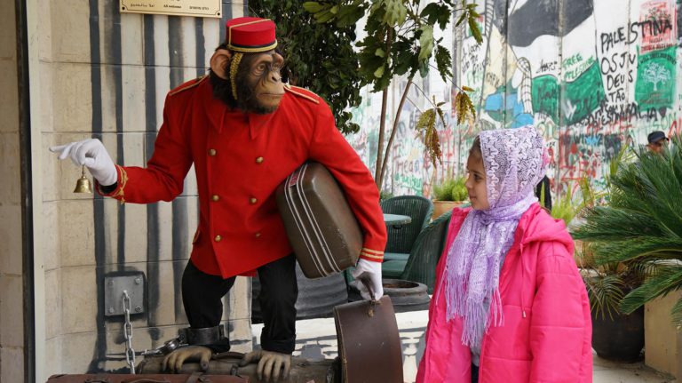 banksy chimp
