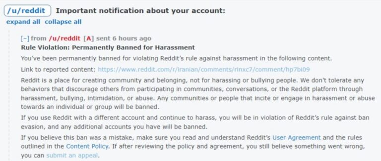 reddit perm ban